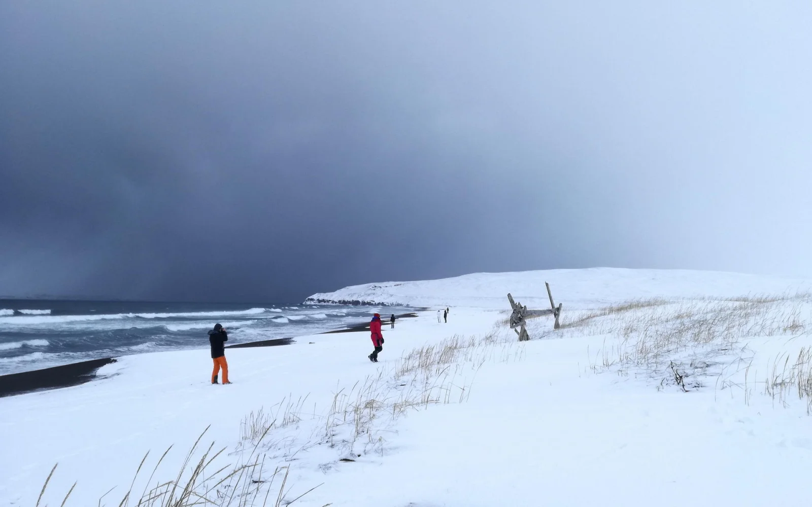 Winterstimmung am Eyjafjörður