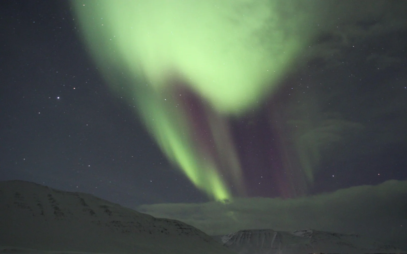 Aurora Borealis - ein Geschenk des Himmels. Aufgrund der Reisedauer sind die Sichtungschancen recht gut.