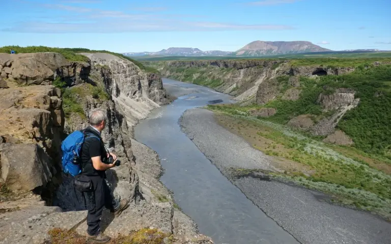 Schluchtenwanderung im Jökulsárgljúfur-Nationalpark