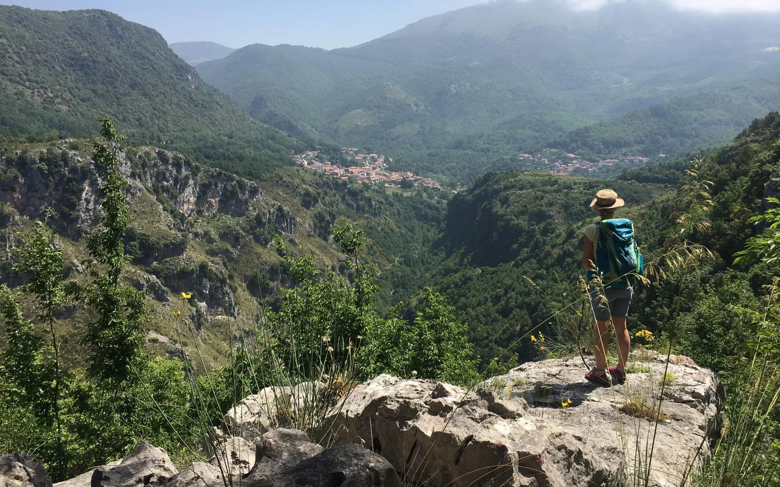 Blick auf Casaletto und Battaglia - der Heimat von Miriam und Roberto!