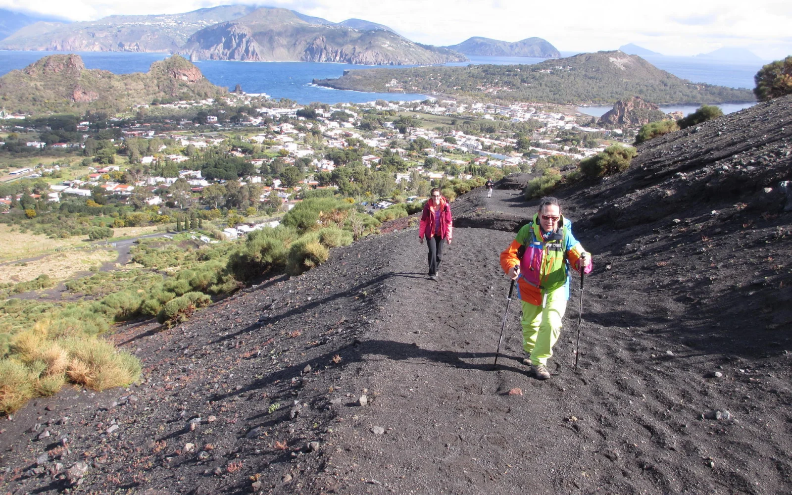 Insel Vulcano: Aufstieg zum Gran Cratere