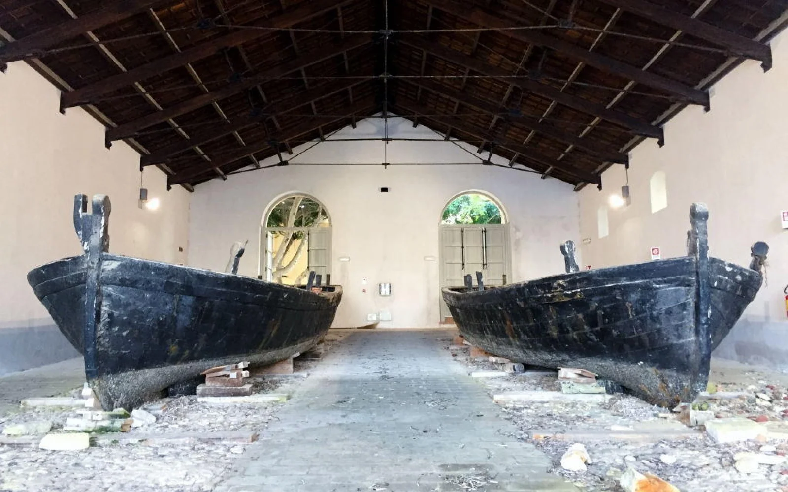 Die berühmten Thunfischkäne auf Favignana