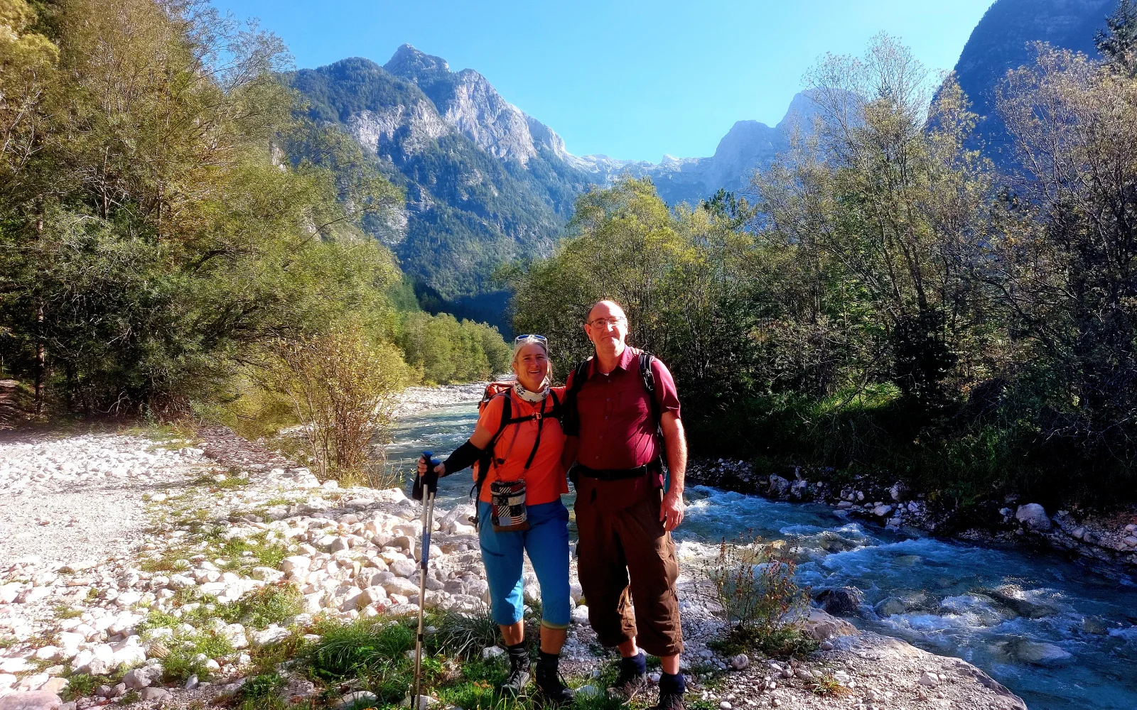 Wandern im Soča-Tal