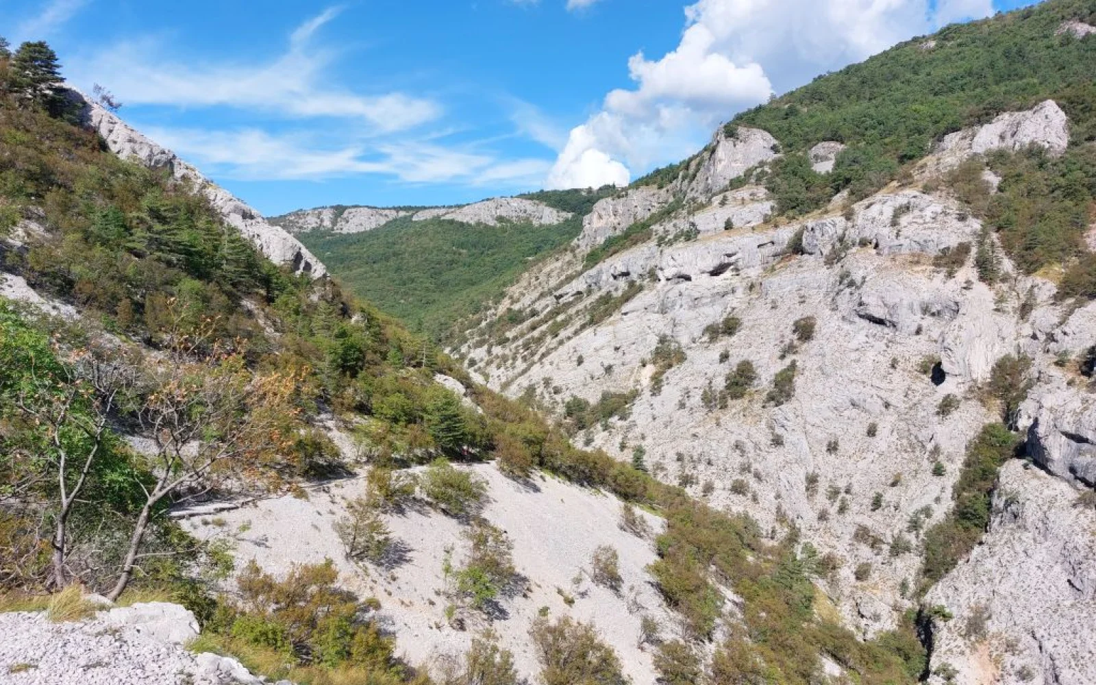 Blick in das Val Rosandra