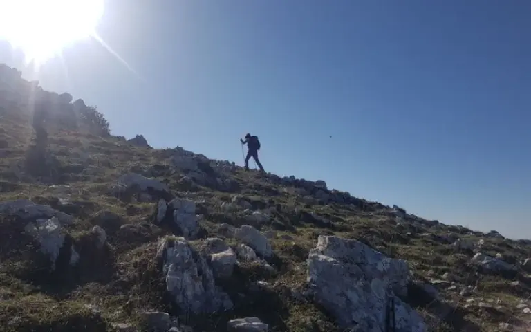 Aufstieg auf den Hausberg Monte Cocuzzo