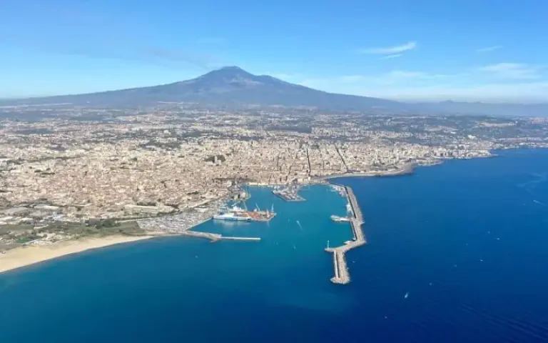 Transfer nach Catania, Abreise