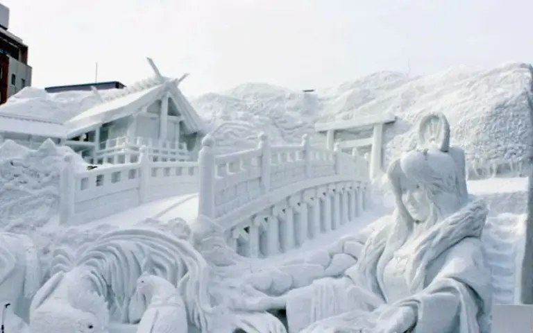 Startnummernabholung, Abschlusstraining und Halbtagestour zum Sapporo Snow Festival