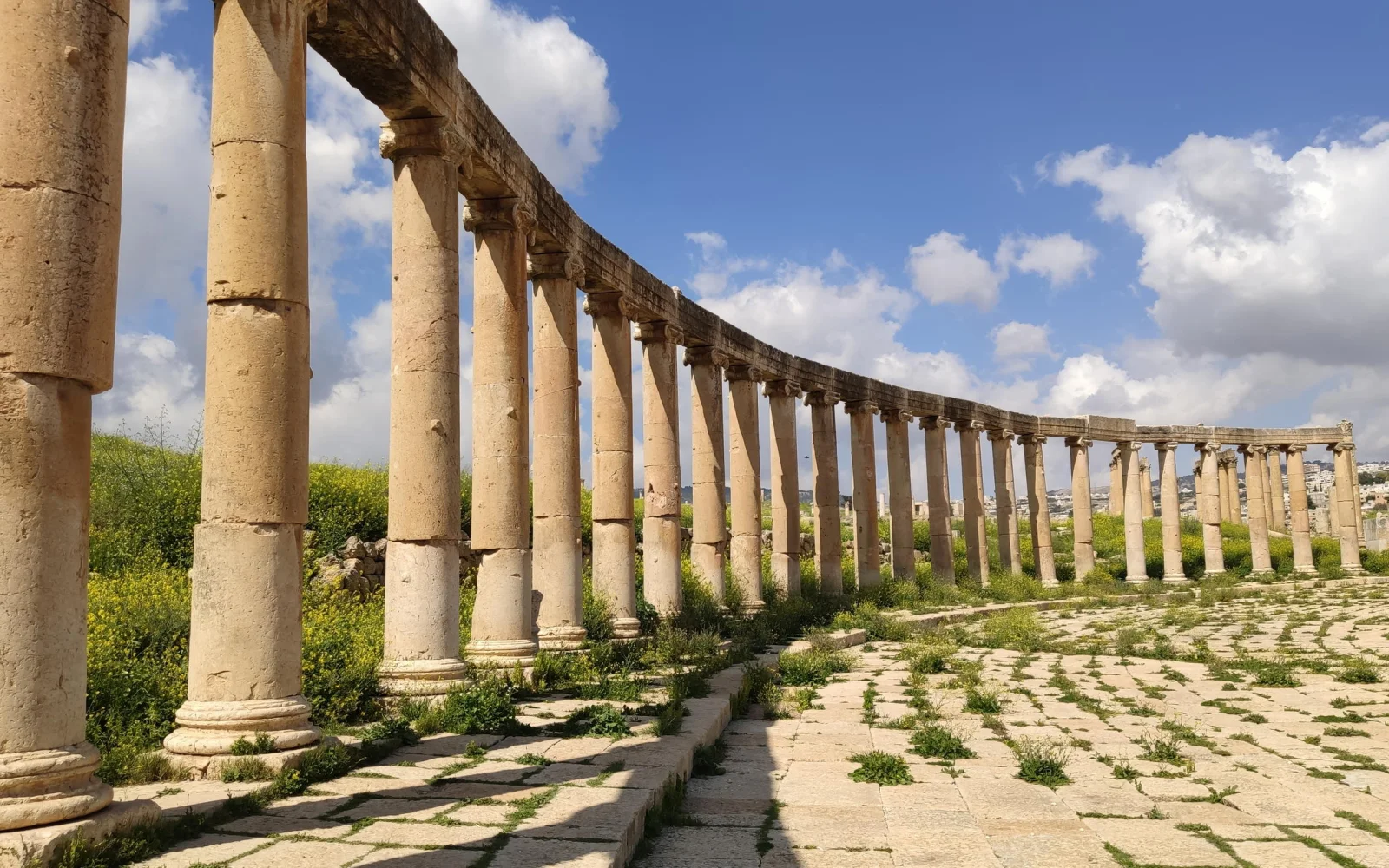 Jerash - beeindruckenden Überreste der spätantiken Stadt