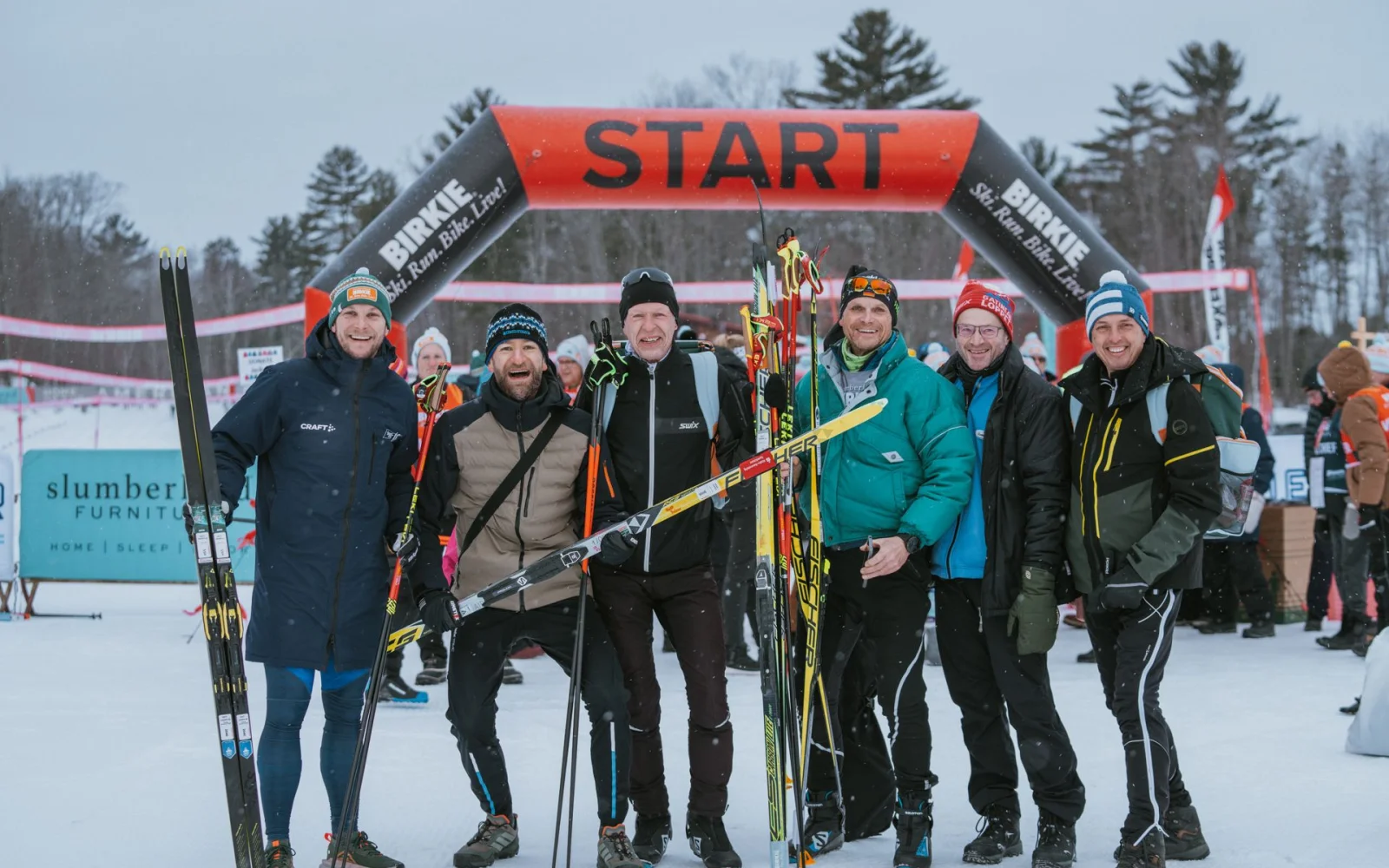 Am Start des American Birkebeiner (Bild vom Feb. 2026)