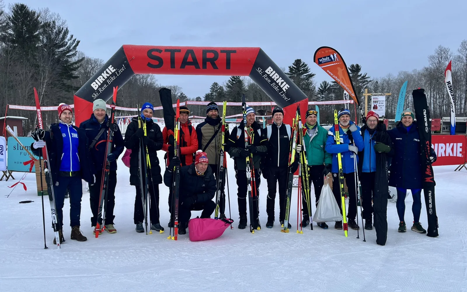 Am Start des American Birkebeiner (Bild vom Feb. 2026)