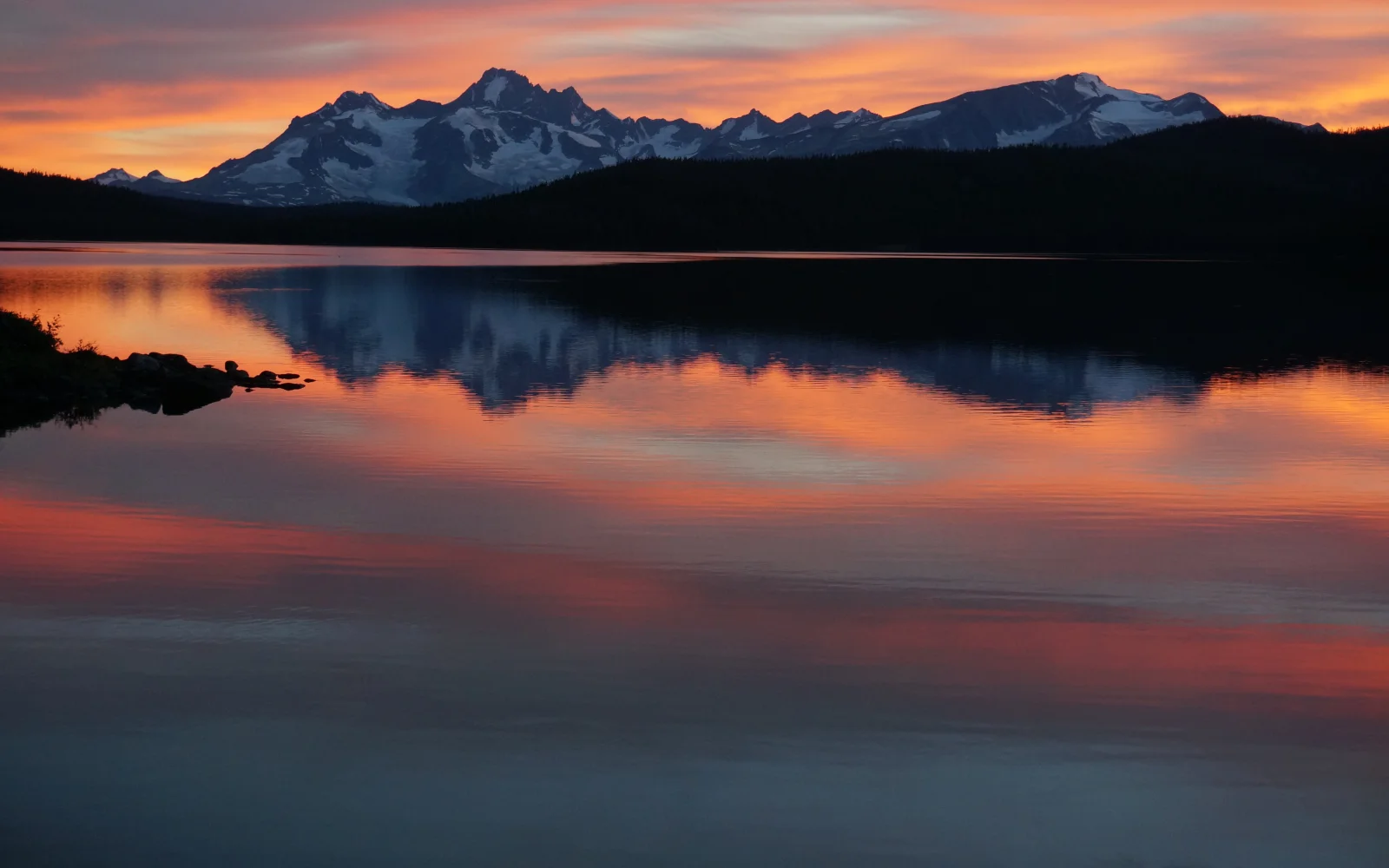 Abendstimmung in den Rocky Mountains