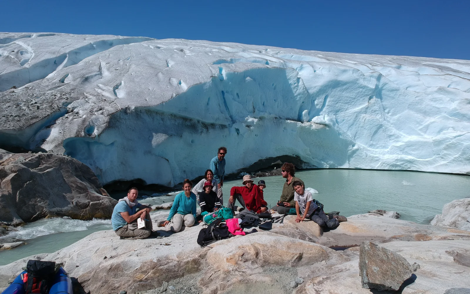 Picknick am Columbia Icefield