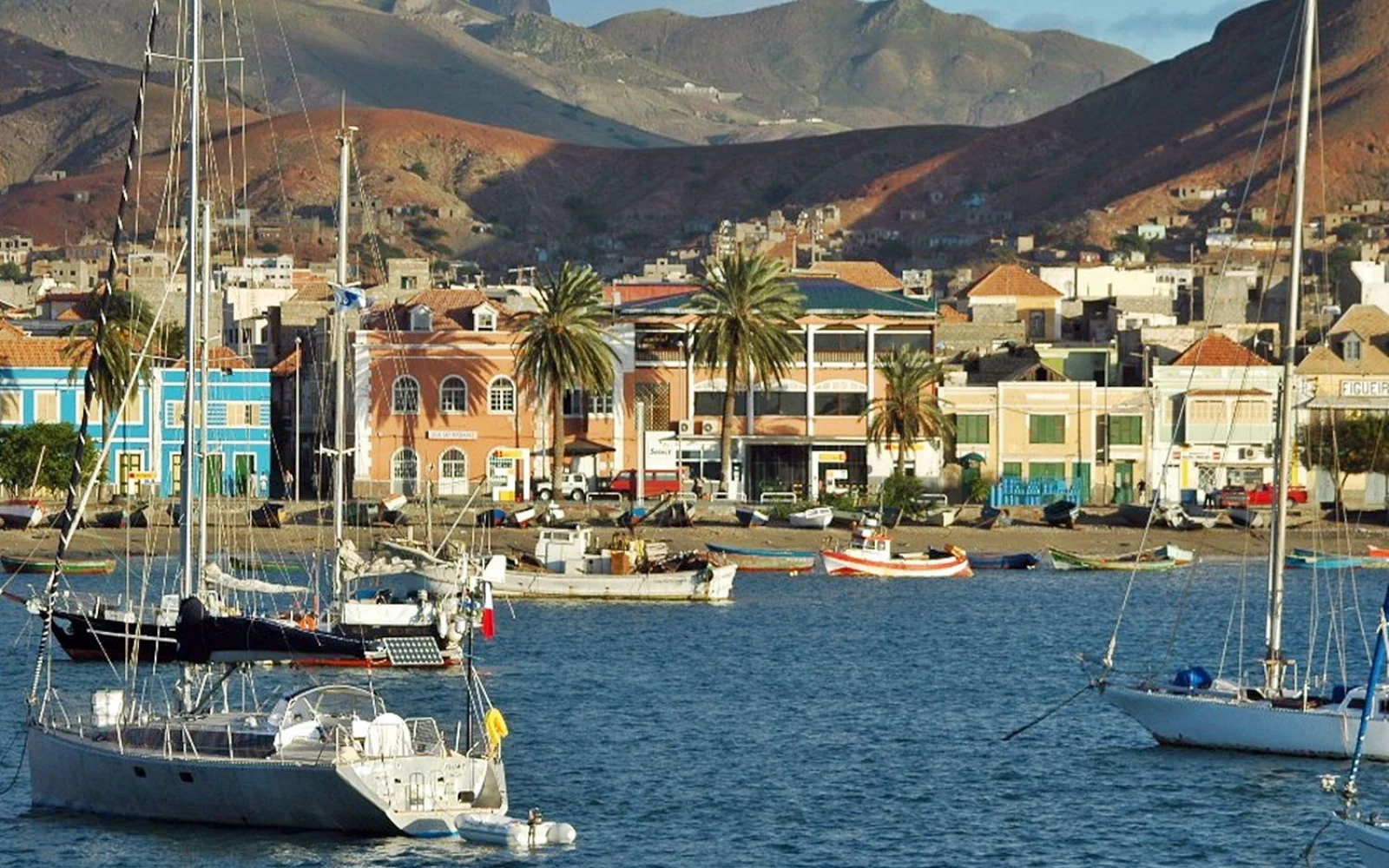 Insel São Vicente mit der Kultur- und Musikhaupstadt Mindelo