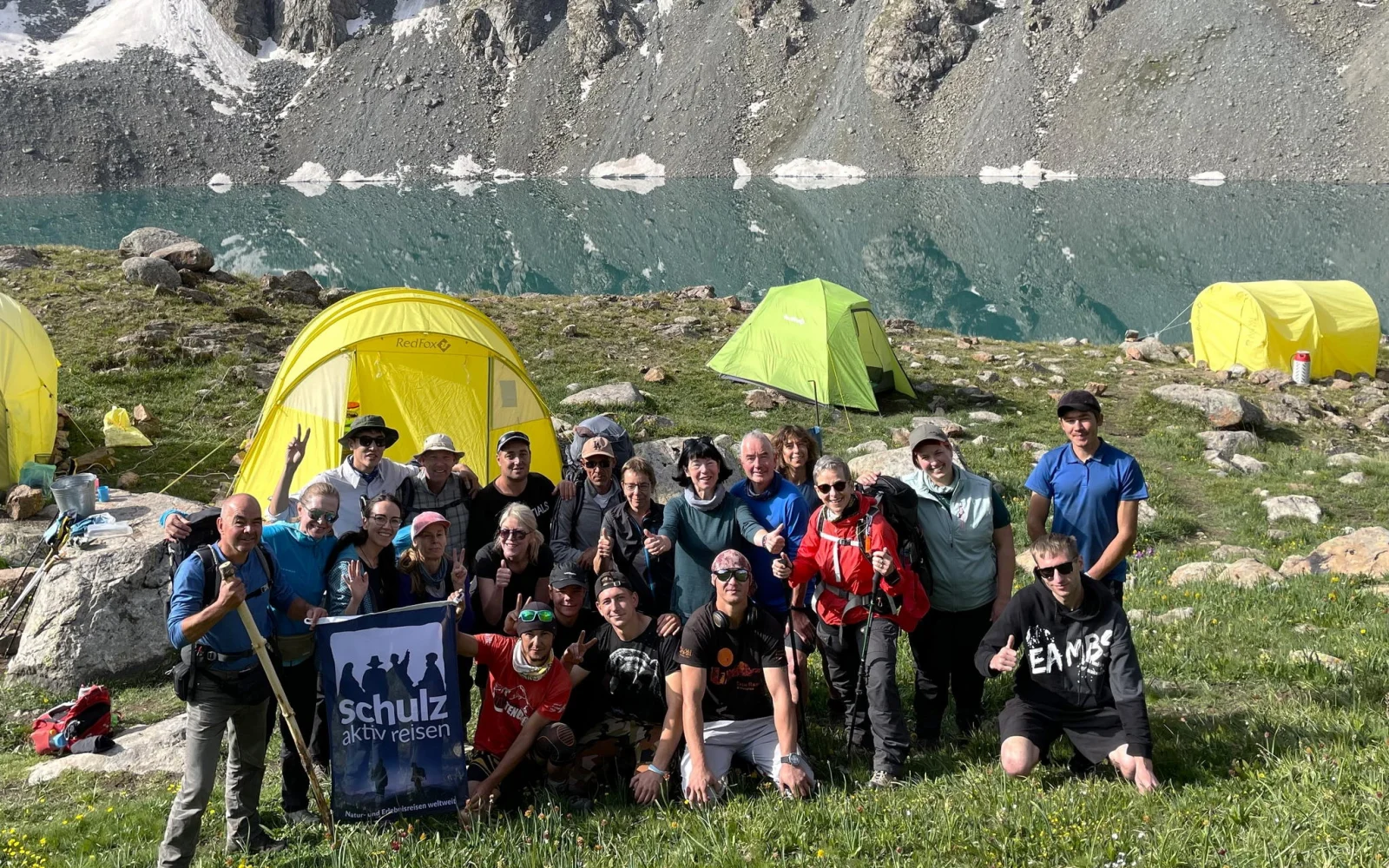 Angekommen am Ala-Köl, dem Ziel der Trekkingtour