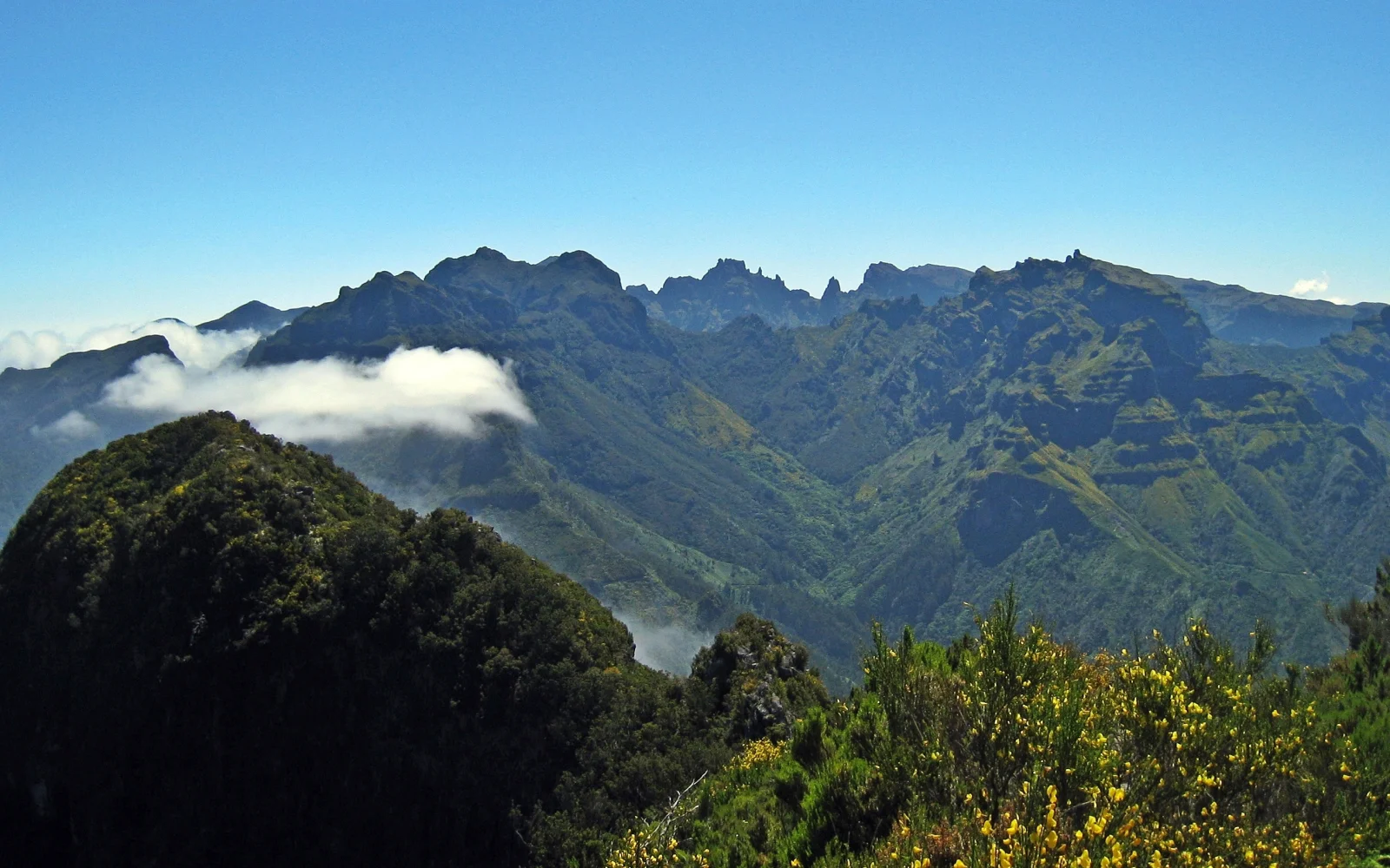 Blick zum Zentralgebirge