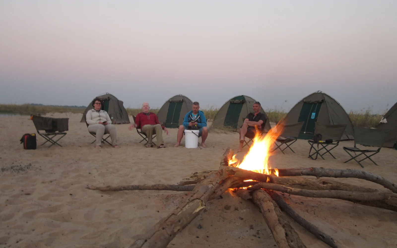 Camp am Lower Sambesi