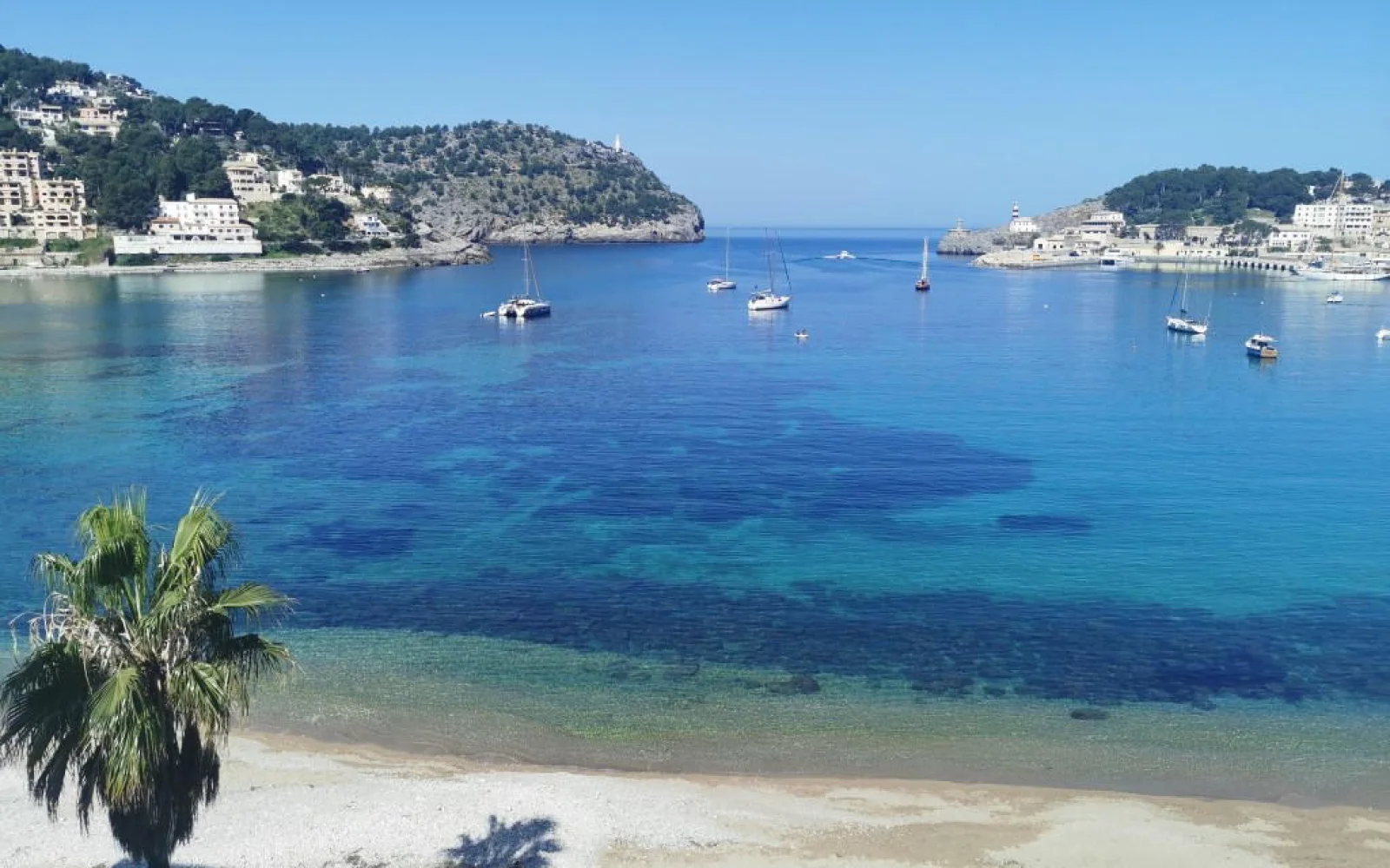 Port de Sóller – das  Meer lädt nach der Wanderung zu einem Bad ein