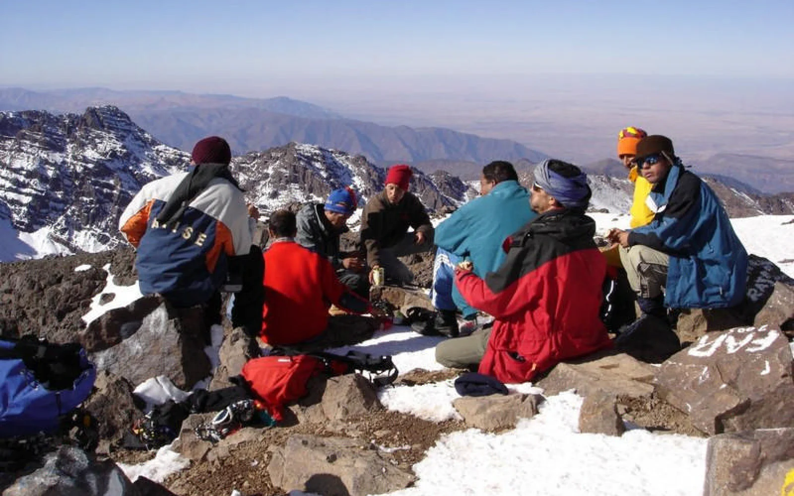Ausblick vom Gipfel des Jebel Toubkal