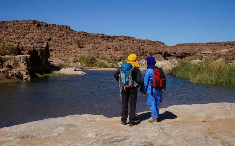 Wanderung von Tifersite zum Flussbett Mhasseur