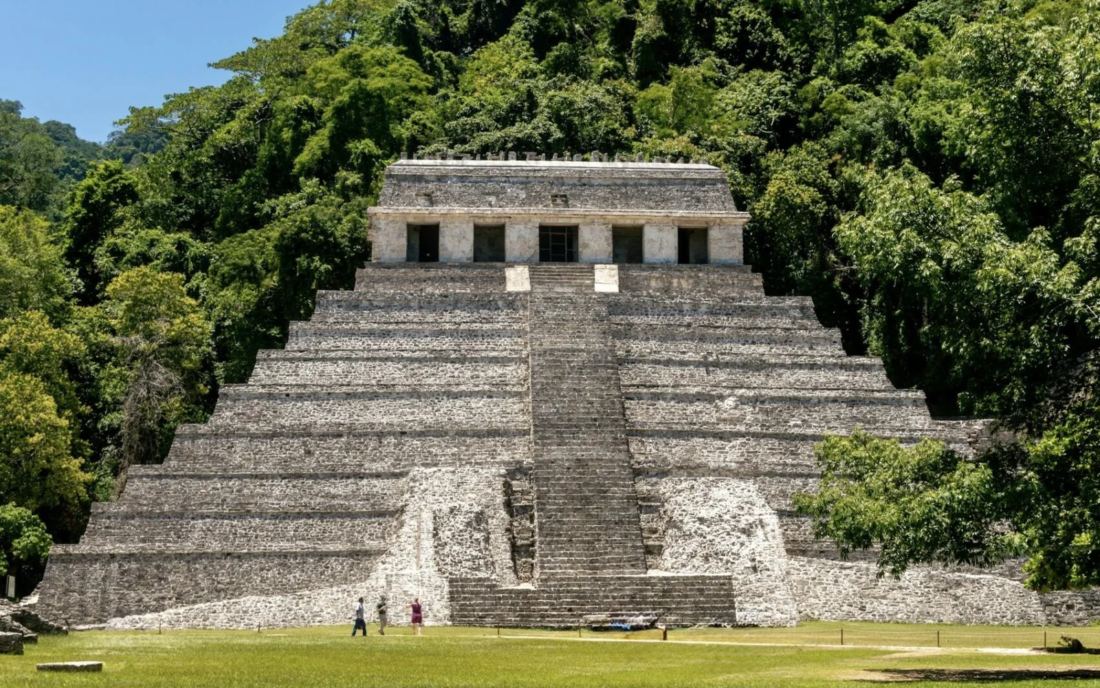 Die Grabpyramide des mächtigen Maya-Herrschers Pakal in Palenque