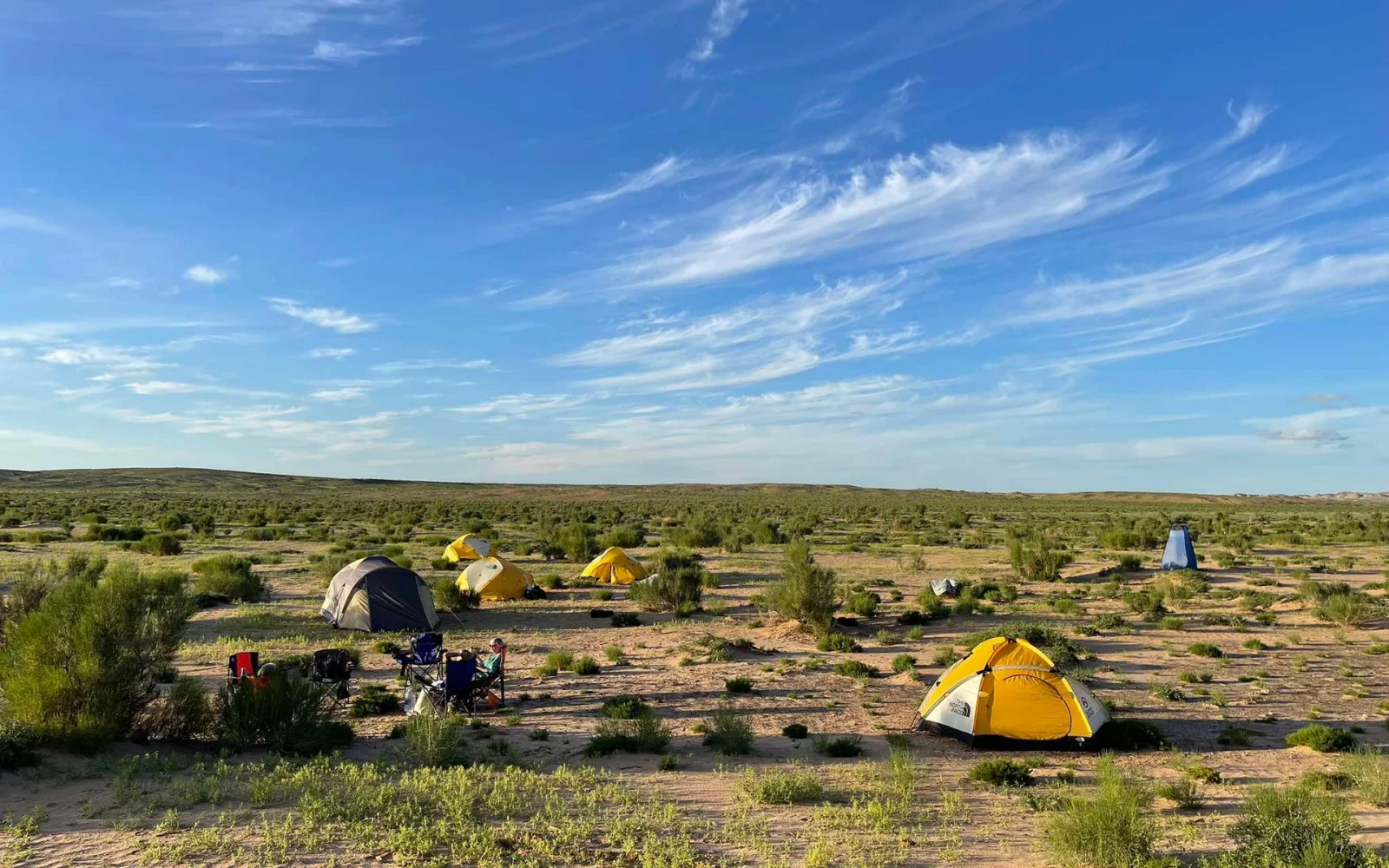 Camping in der Gobi