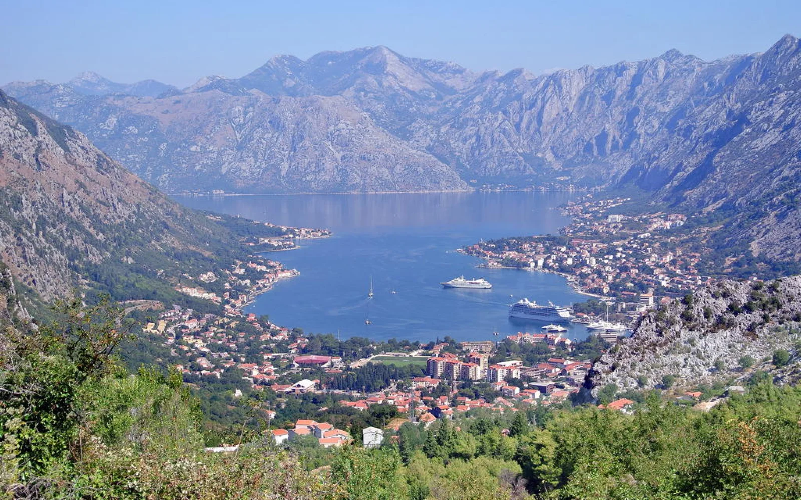 Der Blick auf die Bucht von Kotor ist einzigartig