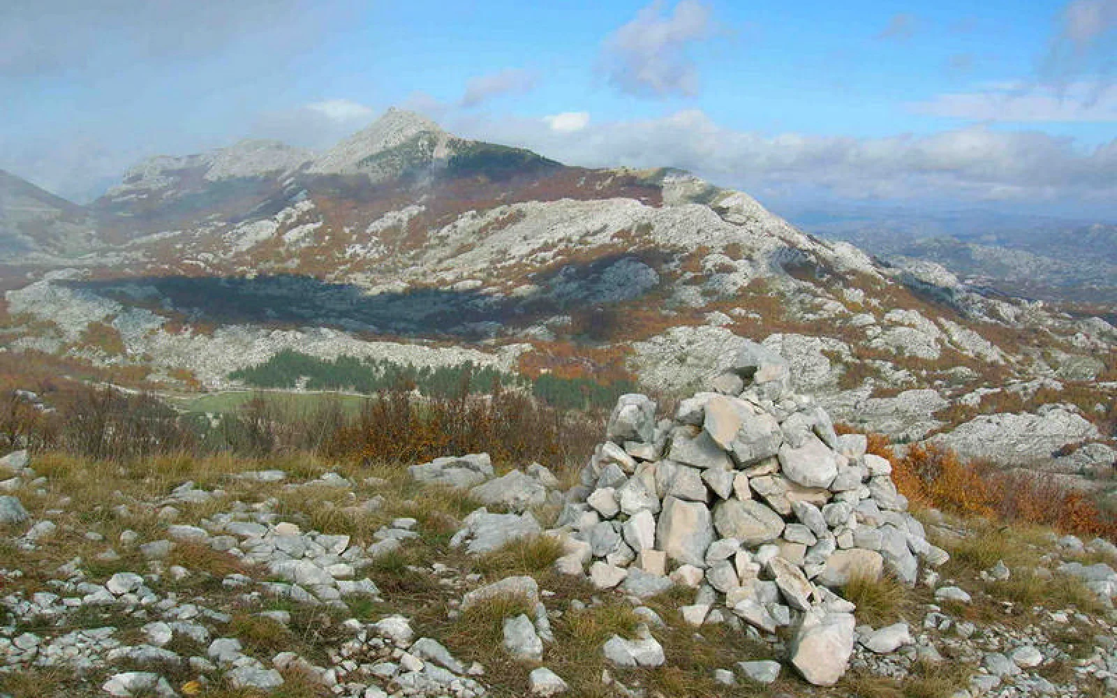 Im Lovcen-Gebirge zwischen adriatischer Küste und der 'Bucht von Kotor