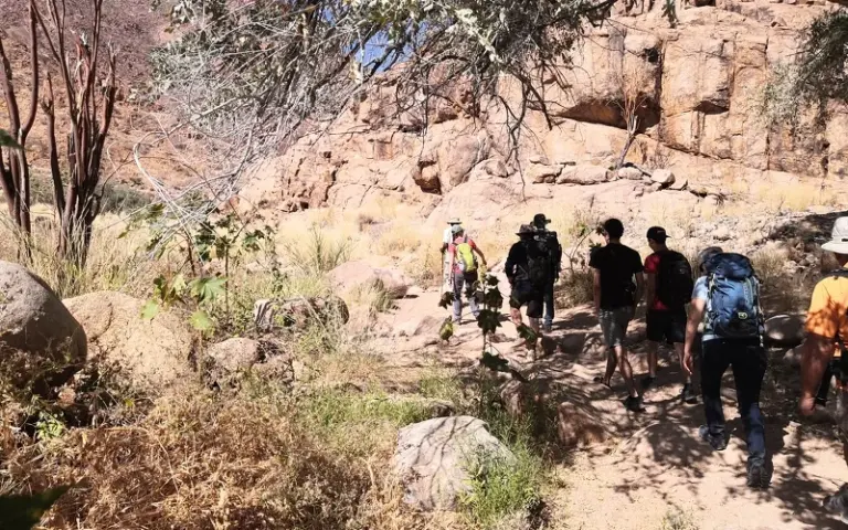 Wanderung zur Weißen Dame vom Brandberg