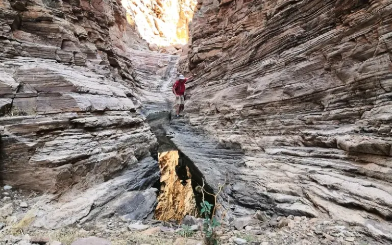Erste Wanderung entlang des abwechslungsreichen Olive Trail in den Naukluftbergen