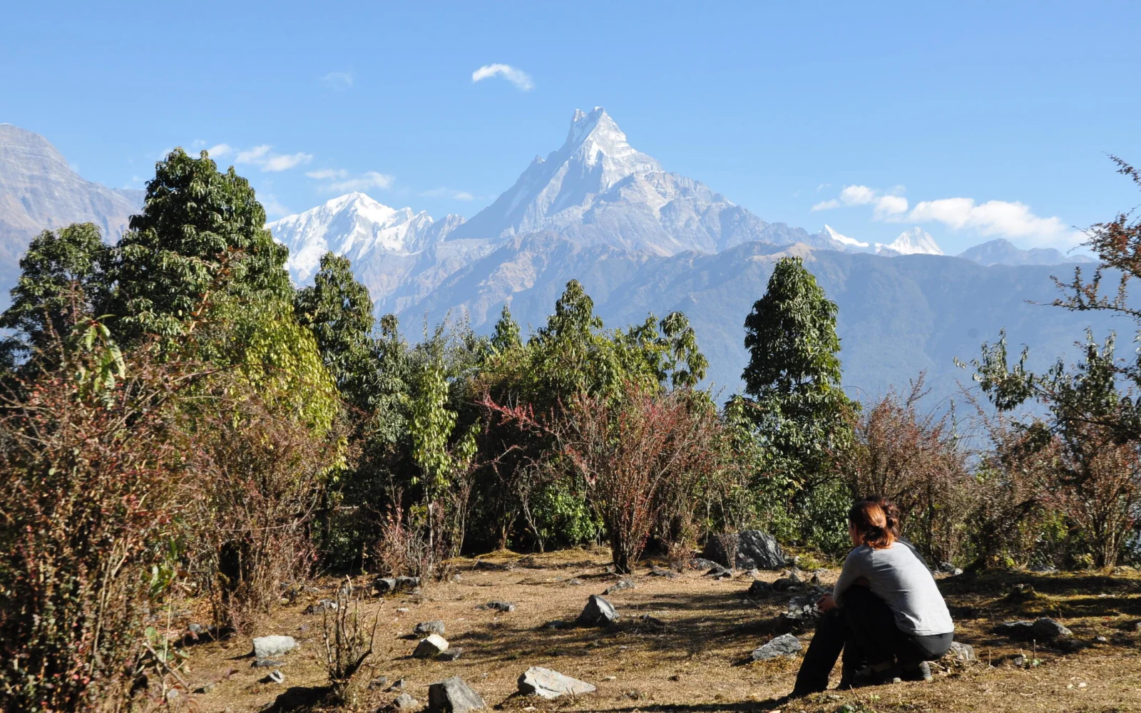 Unvergesslich – Ausblick auf den heiligen Machapucchare