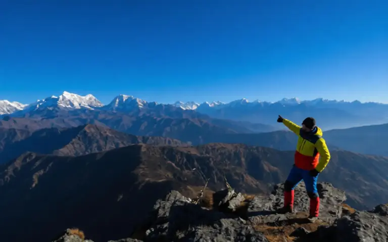 Pikey Peak: 360°-Panorama über die höchsten Gipfel inkl. Everest und Lhotse