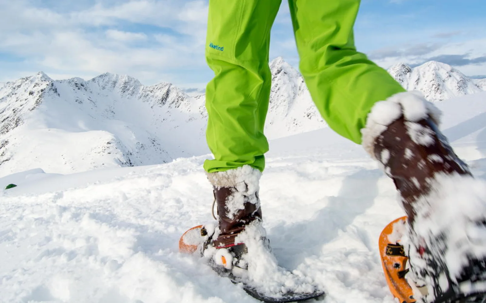 Unser favorisiertes Fortbewegungsmittel: Schneeschuhe