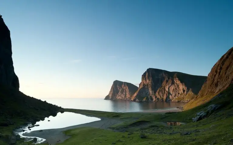 Inselwanderung auf Moskenesøya nach Munkebu