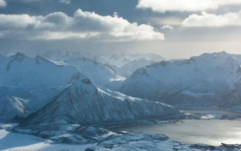 Eine letzte Schneeschuhtour auf der Insel Austvågøya