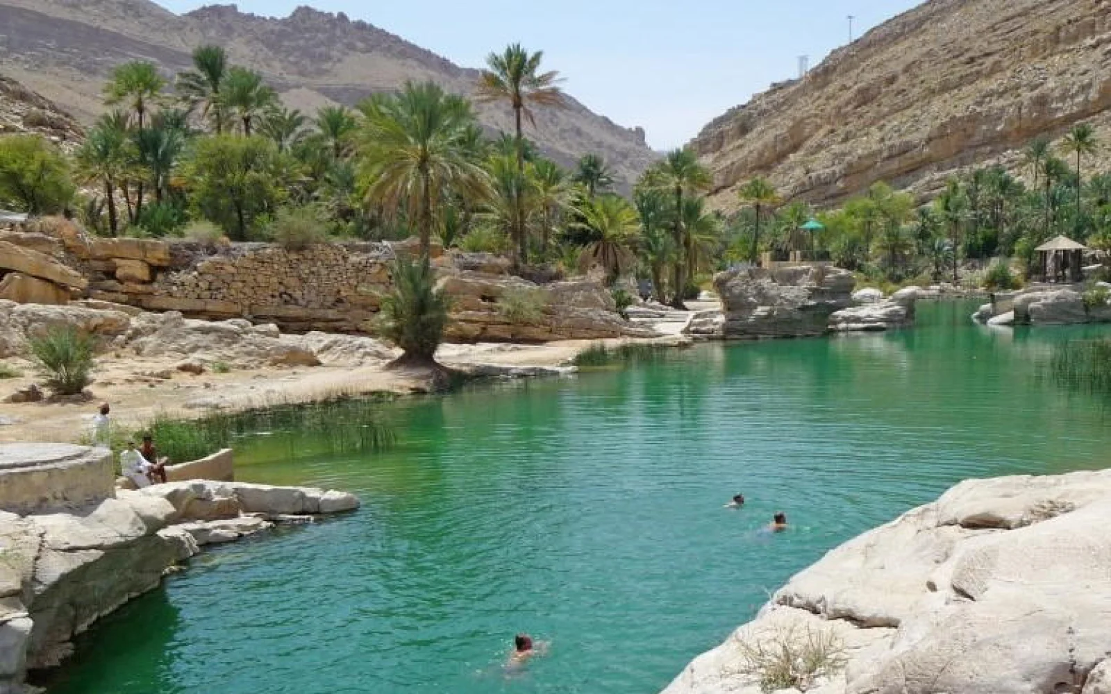Im Wadi Bani Khalid warten erfrischende, natürlich Pools 