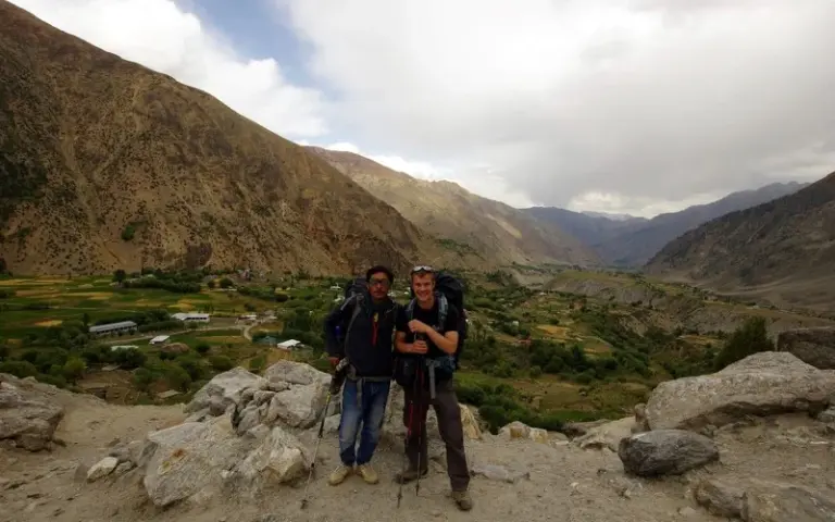 Trekking zurück nach Tarshing