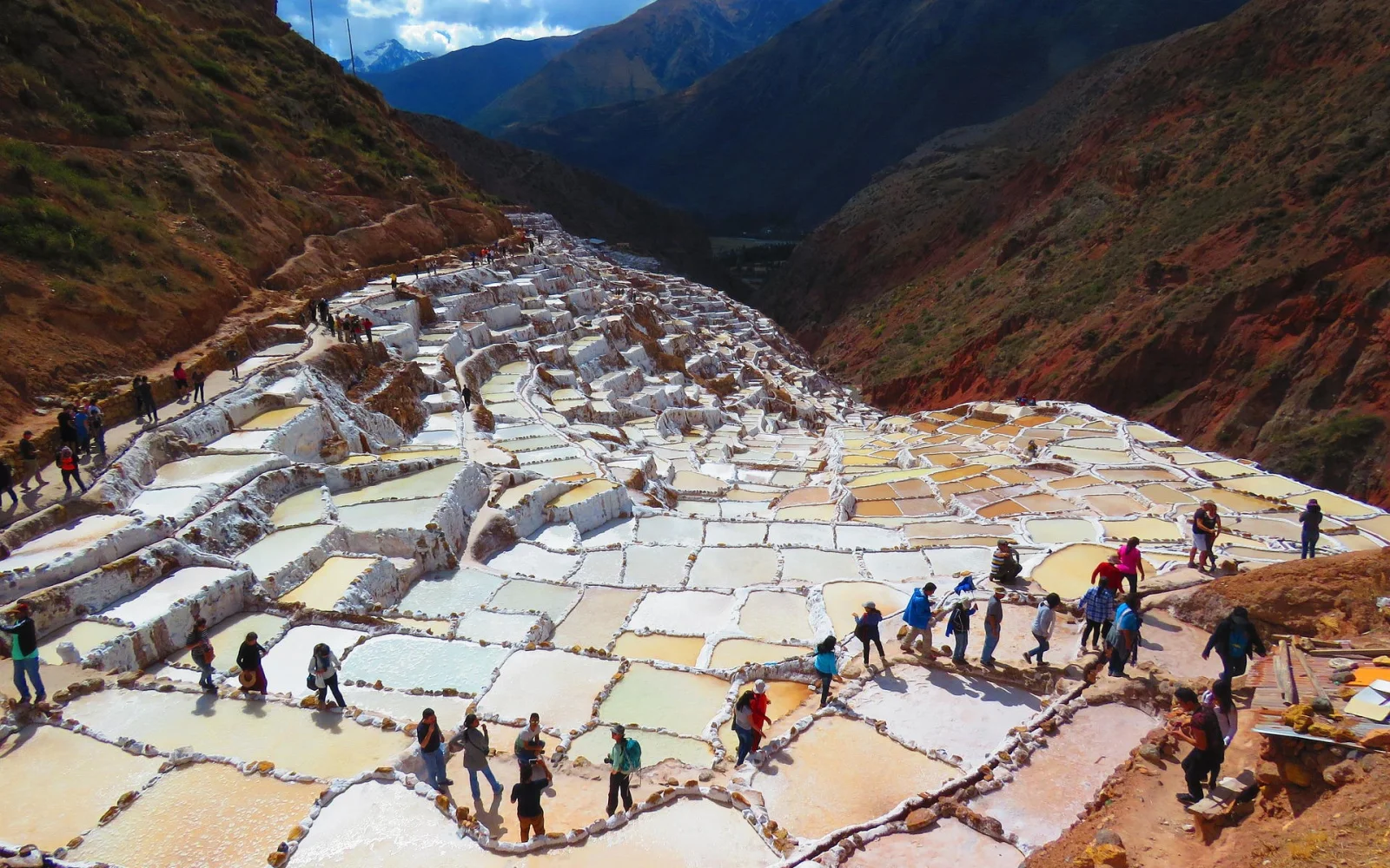 Seit über 500 Jahren wird in den Salzpfannen von Maras Salz abgebaut