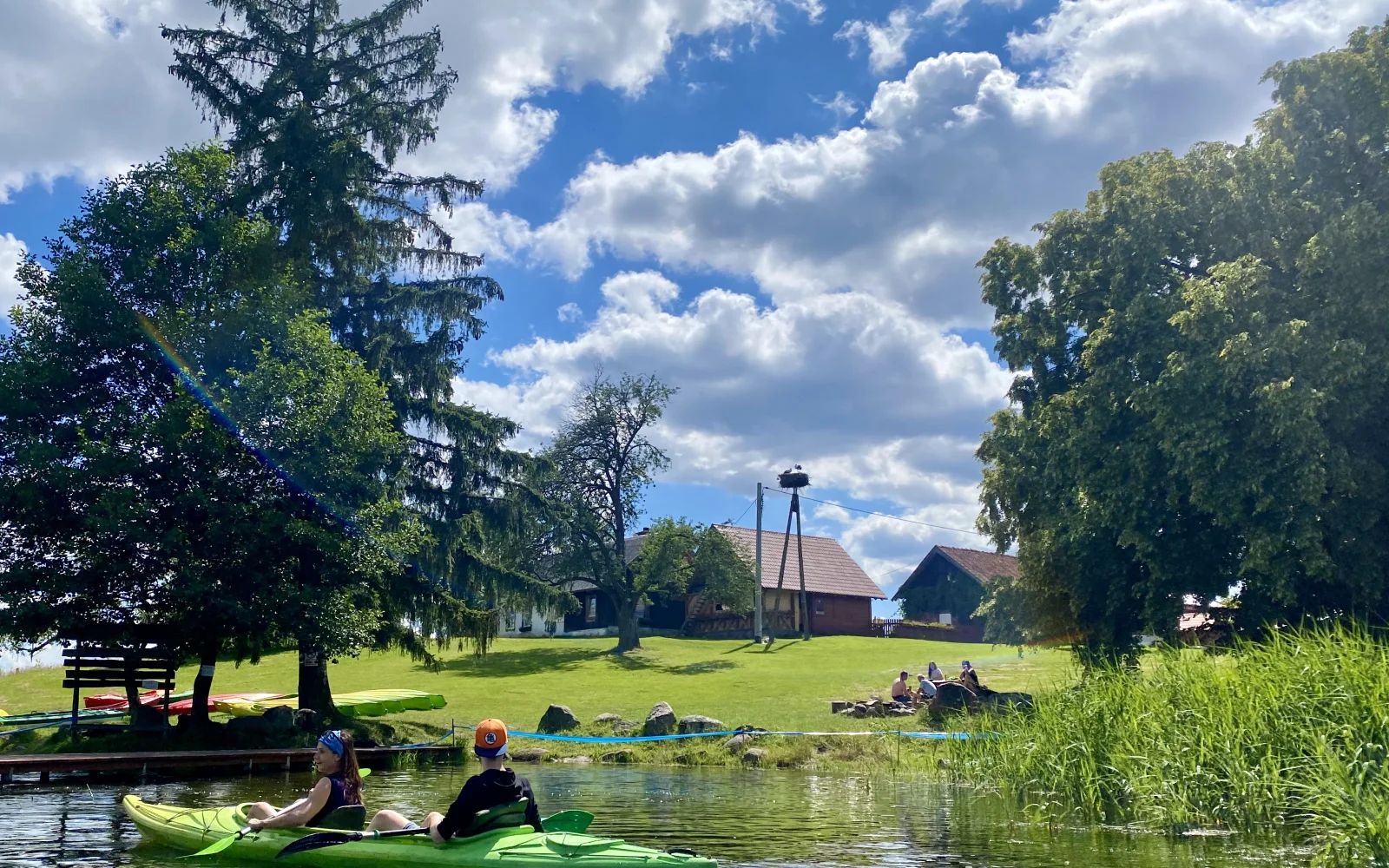 Perspektivwechsel: Kurze Kajaktour (~ 2 h) am 4. Tag