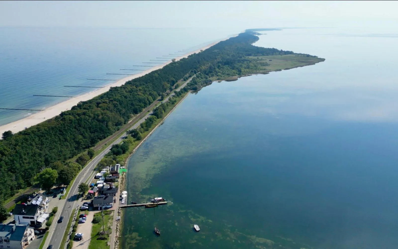 Küstenlandschaft mit Badestränden auf der Halbinsel Hel