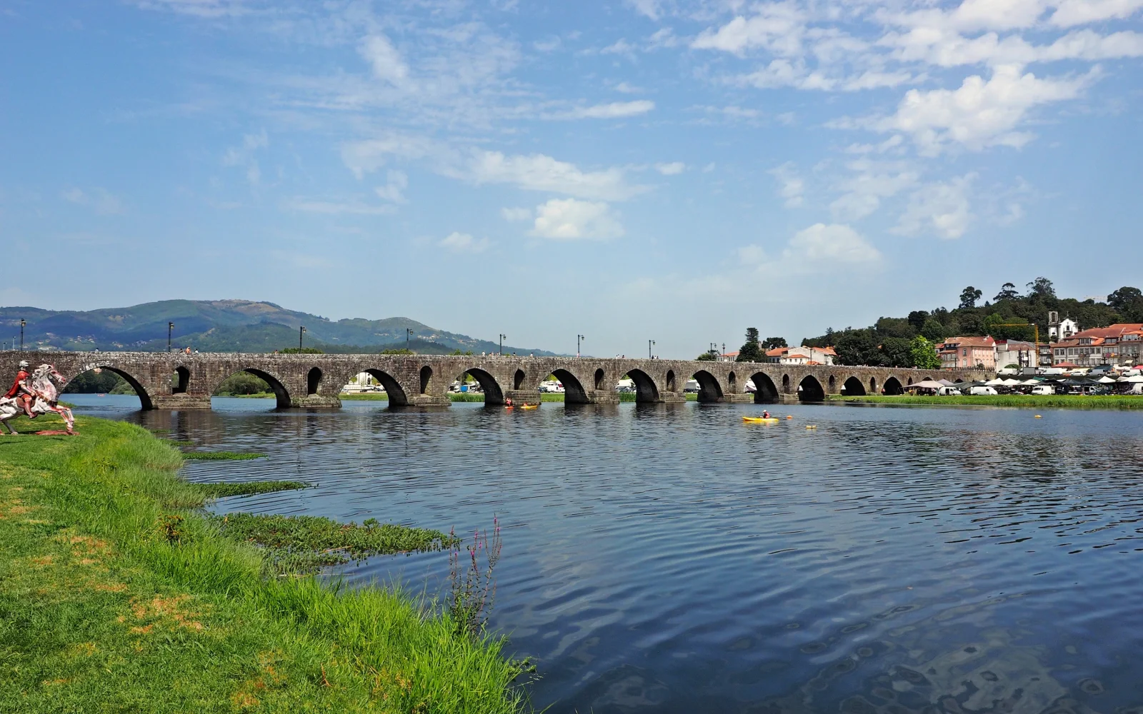 Die Römerbrücke in Ponta da Lima