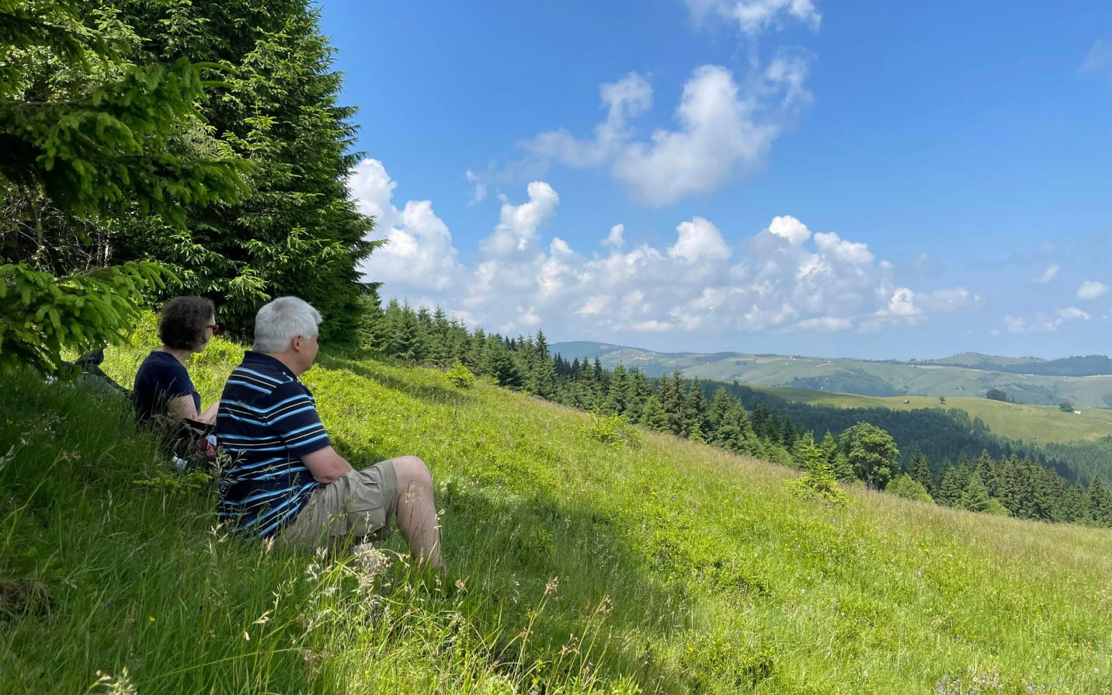 Mittagsrast mit Fernblick (Foto: Tina Henker)