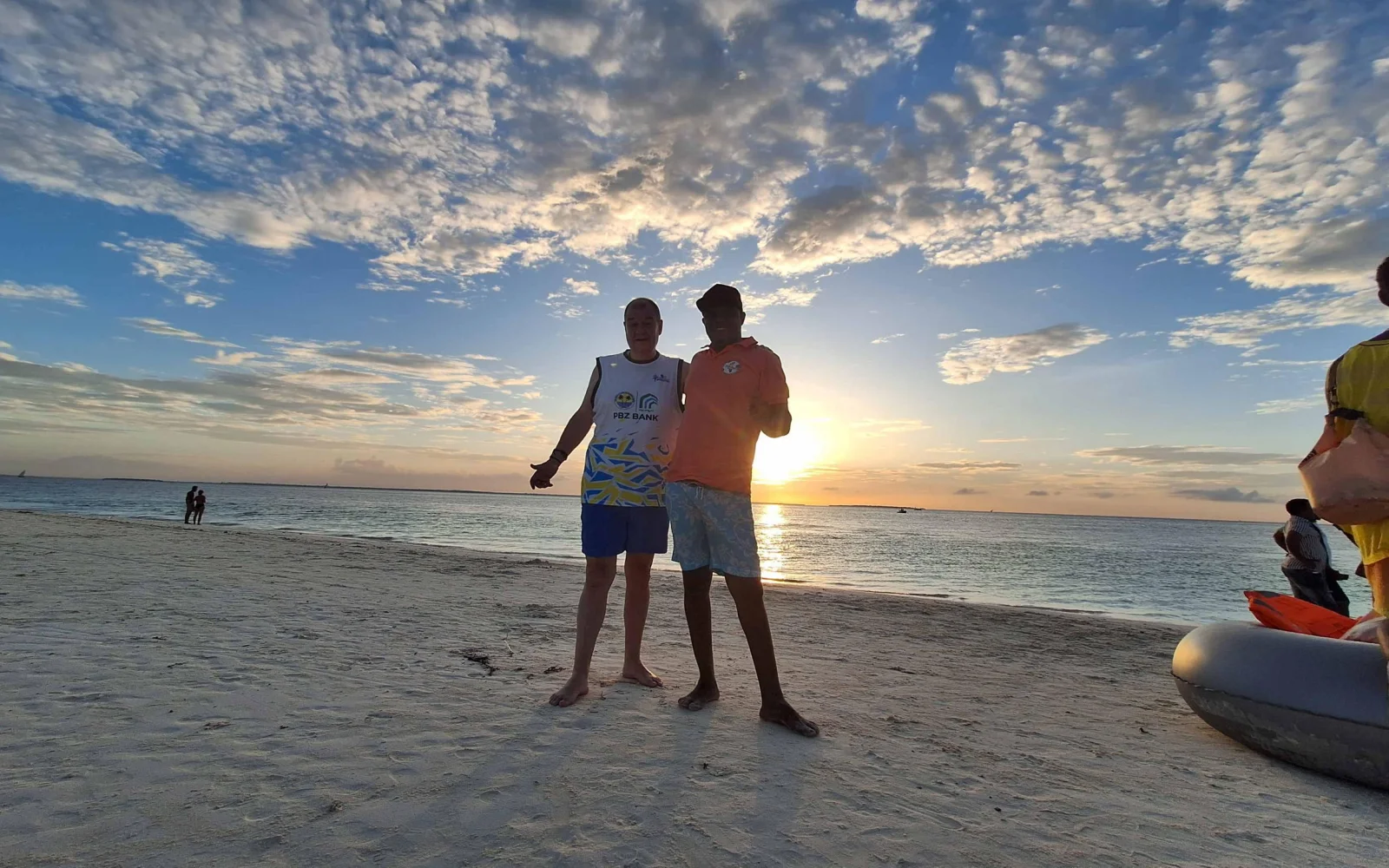 Malerischer Ausklang des Lauftages am Kendwa Beach