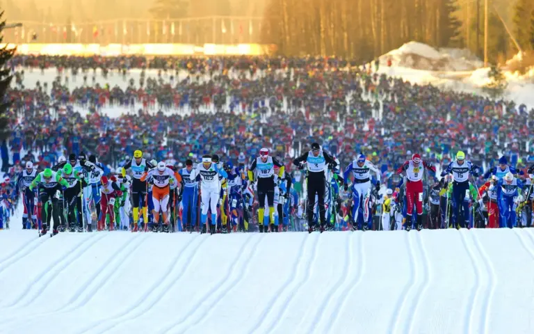 Die legendären 90 Vasaloppet-Kilometer führen von Sälen nach Mora