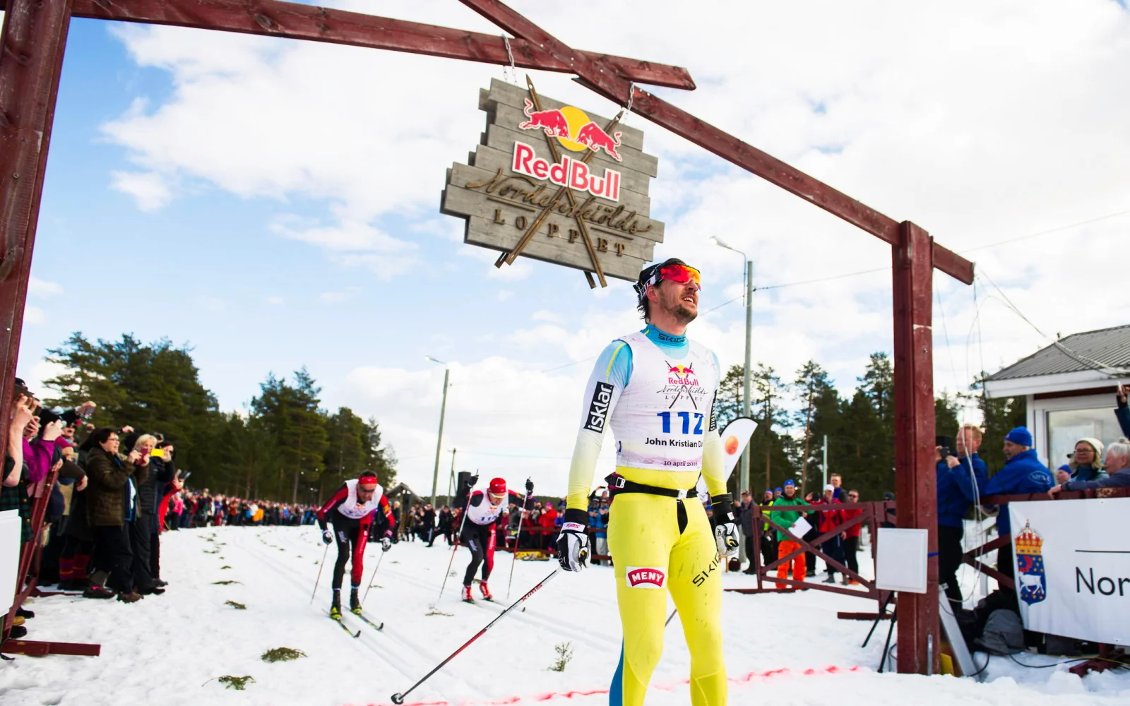 Der Zielbogen in Jokkmokk 