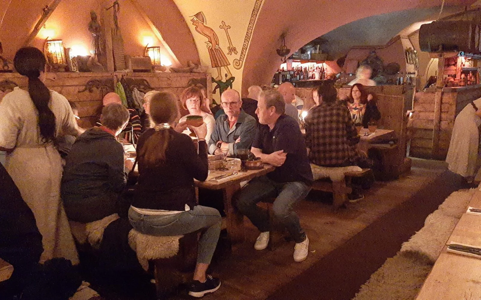 Schönes Ambiente beim Begrüßungsessen 