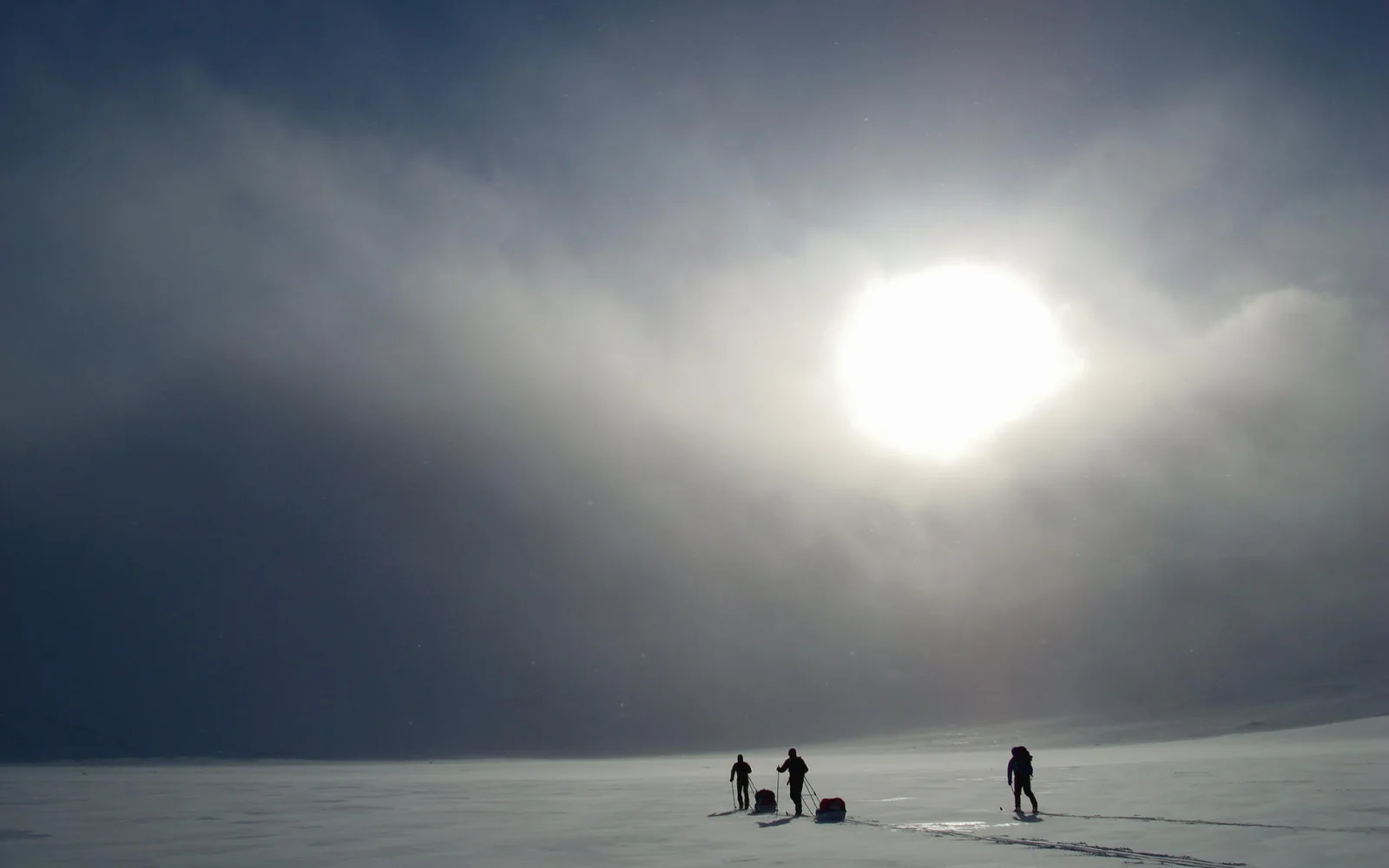 Winterlicht - nicht nur für Fotografen sind die Lichtspiele in den arktischen Breiten ein Genuss