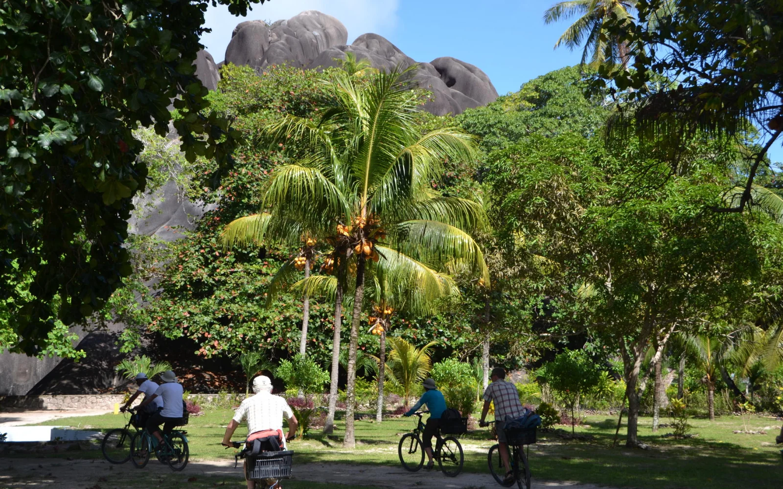 Die drittkleinste Insel wird mit dem Fahrrad erkundet