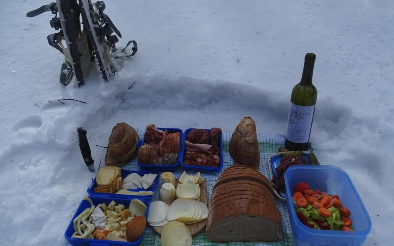 Auch im Winter kann man wunderbar picknicken – es fehlt an nichts!