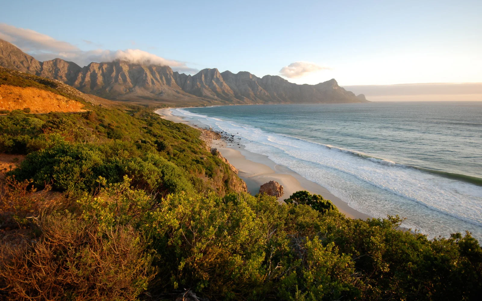 Einsamer Küstenabschnitt im Cape Point National Park
