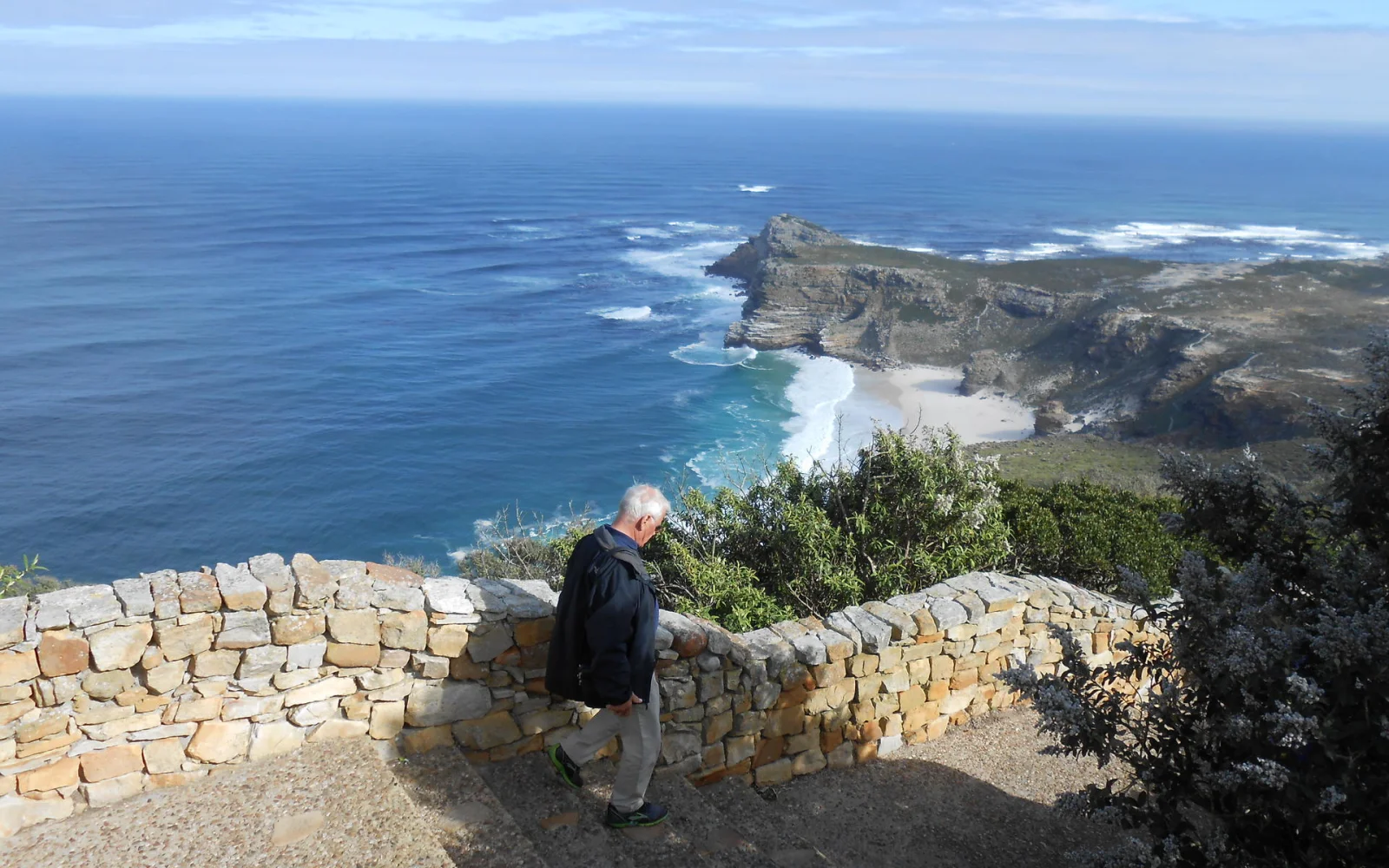 Am "Kap der Guten Hoffnung", Wanderung zum Diaz Beach und zum Cape Point Aussichtspunkt